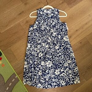 Women’s Sonoma Sleeveless Pintuck Dress in Floral Blue